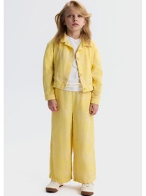 Resim Nk Kids Kız Çocuk Vibrant Pantolon Nk-51506 Sarı 