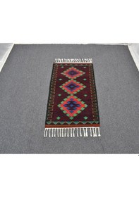 Resim Zehra Abla Halı Yeni El Dokuma Zarif Balıkesir Yörük Yün Kilim 6272 