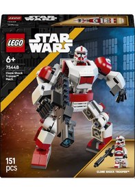 Resim LEGO® Star Wars™ Klon Şok Trooper™ Robotu 75448 - 6 Yaş Üzeri Çocuklar için Figür İçeren Yaratıcı Oyuncak Yapım Seti (151 Parça) 