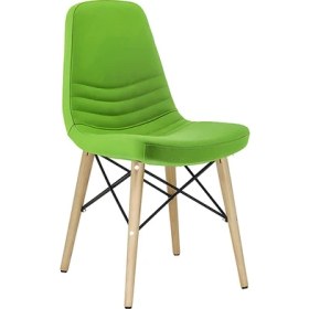 Resim Bluetick Rose Ahşap Deri Rahat Sandalye BLU1736 