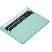 Resim Mavi Deri Unisex Kredi Kartlık - S1KK00001050-T9J 