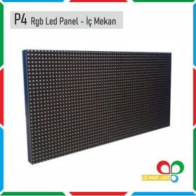 Resim P4 Rgb Led Panel İç Mekan 16X32 CM 