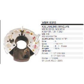 Resim Vertex DİYOT TABLASI-BT AKS.MERCEDES KMY.-MAN - VERTEX-VBR0315 