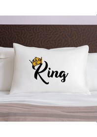 Resim Bk Gift Eğlenceli Tasarımlı Pamuklu Yastık Kılıfı-6 50x70cm , Sevgiliye , Ev si, Tasarım Ev Tekstili 