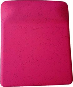Resim Fuşya Kum Desen Bilek Destekli Kaymaz Taban Bilgisayar Notebook Mouse Pad - Bileklikli Mauspad 