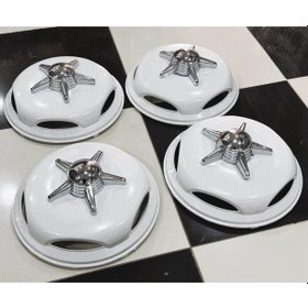 Resim Iveco Daily 16'' İnç Beyaz Jant Kapağı 4 Adet 5 Kollu Fırfır 