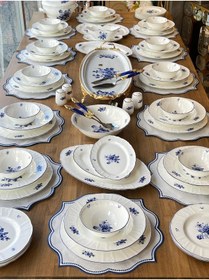 Resim ROY KING Yemek Takımı Blue Garden 79 Parça 12 Kişilik 