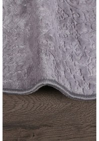 Resim Nova Gri Oval 2'li Banyo Paspası Seti Kaymaz 60 x 100 + 50 x 60 CM Gri 