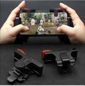 Resim D9 1 Çift Cep Telefonu Oyun Denetimi L / R Shooter Pubg Oyun Kontrolleyici 