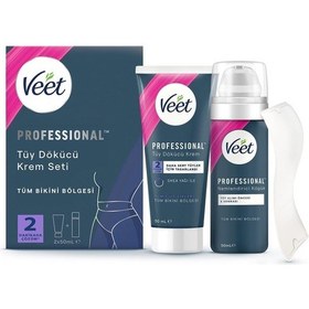 Resim Veet Professional Bikini Bölgesi Tüy Dökücü Krem Seti 50 Ml + 50 Ml 