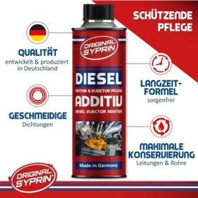 Resim Syprin Dizel Katkısı 250ml, Yakıt Sistemi Ve Enjektör Temizleyici, Performans Artırır 