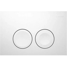 Resim VitrA Geberit DELTA25 115.125.11.5 Kumanda Paneli Çift Basmalı, Beyaz 