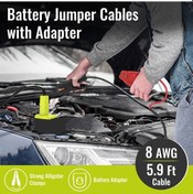 Resim Tongdashop Ryobi 18v Aküsüz Araç Çalıştırma Kablosu Adaptörü 8awg 9ft 90w 