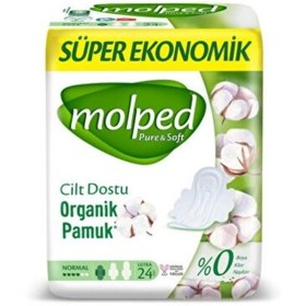 Resim Molped Hijyenik Ped Pure & Soft Normal 24 Adet 