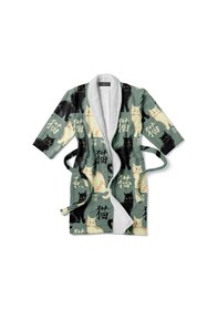 Resim Japon Kediler Bornoz Çok Renkli 