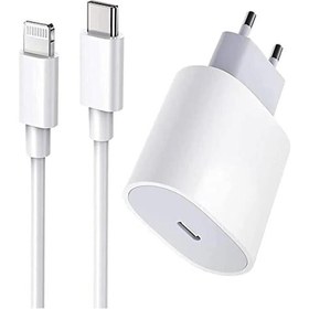 Resim İos Yeni Nesil Hızlı Şarj Aleti Seti Usb-c 20w Adaptör + Usb-c Ka 