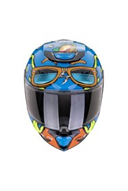 Resim Scorpion EXO-JNR Air FUN Kapalı Çocuk Motosiklet Kaskı MaviOranj 