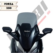 Resim Jiekai RELLAX Honda Forza 250 2021-2025 58 cm Uyumlu Ön Tur Camı ŞEFFAF 