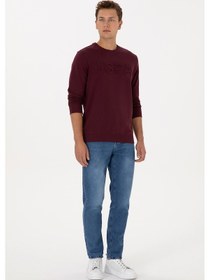 Resim U.S. Polo Assn. Erkek Açık Mavi Jean Tapered Fit Pantolon 50316545-DN0021 