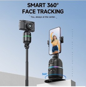 Resim Bosphorusboutique Yüz Vkemall Tutucu Telefon Takip Takibi Selfie Otomatik Gimbal Stabilizatörü 360 Derece Dönebilen Akıllı Gimb 