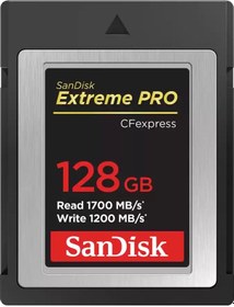 Resim Sandisk Sdcfe-128g-gn4nn 128 Gb 1700mb/s Extreme Pro Cfexpress Kart 