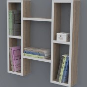 Resim Kenzlife kitaplık melisa 060*060*20 crd duvar rafı 