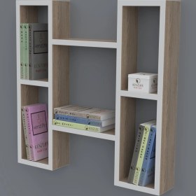 Resim Kenzlife kitaplık melisa 060*060*20 crd duvar rafı 