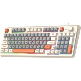 Resim Cbtx Xunfox K82 94 Tuşlu RGB Kablolu Mekanik Oyuncu Klavyesi 