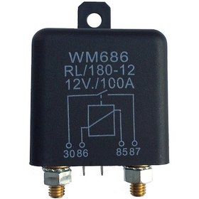 Resim Symbee 12v 100a 4 Pimli Röle - Otomobil Başlangıç, Isıtma Ve Araçlar İçin Kamyon, Vinç, Biçerdöver - 4.8w 30 Dakika, 2.4w Sürekli Çalışma 