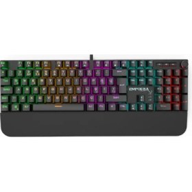 Resim Inca IKG-458 Rgb Mekanik Gaming Klavye | Red Switch Bilek Destekli Anti-Ghosting Multimedya Tuşlu Oyuncu Klavyesi 