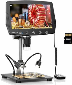 Resim Tomlov DM04 9" LCD Dijital Mikroskop 1200X 16MP 