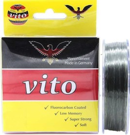 Resim Vito Süper Strong Fluorocarbon Coated Olta Misinası 300mt - 0.22mm 