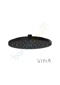 Resim A4579436 VitrA Origin Classic Duş Başlığı, 25 Cm, Mat Siyah Diğer 