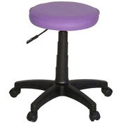 Resim Türksit Amortisörlü Tabure Deri Lila 