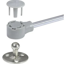 Resim 4 Adet Std Dolap Amortisörü Gazlı Piston Kapak Hidroliği 27 cm 80N 