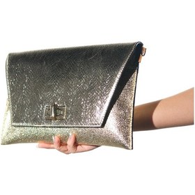 Resim Maorı Altın Baskı Kadın Clutch Çanta 