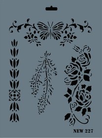 Resim Skygo Rich New Seri N-227 Stencil 35x25 cm 
