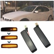 Resim Novahub Flaşör Dinamik Flaşör Göstergesi Led Dönüş Sinyal Işığı Yan Işaretleyici Sıralı Lamba Bmw 5 Serisi E39 1995-2003 M5 