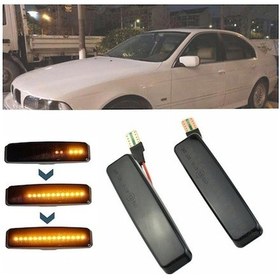Resim Novahub Flaşör Dinamik Flaşör Göstergesi Led Dönüş Sinyal Işığı Yan Işaretleyici Sıralı Lamba Bmw 5 Serisi E39 1995-2003 M5 