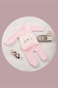 Resim The Bunny Hat Kız Bebek Mısha Soft 2'li Wellsoft Takım Pembe Kedi 