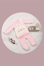 Resim The Bunny Hat Kız Bebek Mısha Soft 2'li Wellsoft Takım Pembe Kedi 