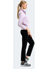 Resim Slazenger RICHMAL Kadın Fermuarlı Dik Yaka Cepli Lila Eşofman Takımı 