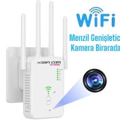 Resim WİFİCAM Wifi Menzil Genişletici Ve Kamera Bir Arada 