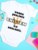 Resim Canestar Bebek Zıbın Çıtçıtlı Body Varsa Şekliniz Eniştem İle Bekleriz! 