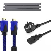 Resim PS4 Pro Güç Kablosu ve Örgülü Hdmi Kablo Set Playstation 4 Aksesuar 