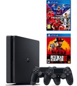 Resim Sony Playstation 4 Slim 500 GB Bilkom Garanti + 2 Kol + PS4 Oyunu 