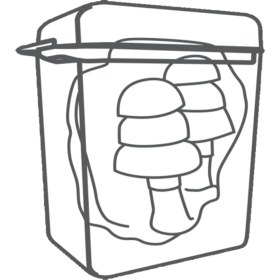 Resim Delta Plus Kulak Tıkacı İpli Kutulu Conıcfır050 