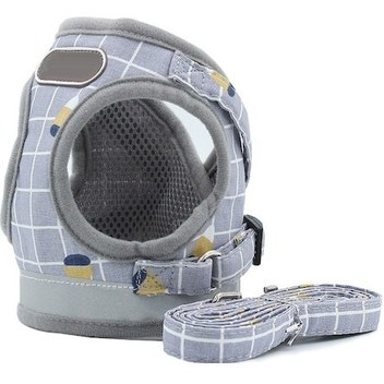 Kedi Yelek Yongtao Gri Ekose Xl