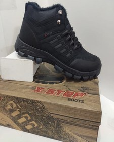 Resim XStep Unisex Siyah X6 Suya Soğuğa Dayanıklı Kışlık Trekking Uzun Bot 