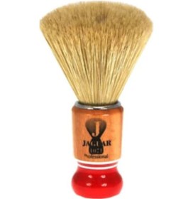 Resim Jaguar 1071 Ahşap Saplı Profesyonel Tıraş Fırçası Turuncu 
